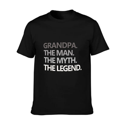 GRANDPA THE MAN THE MYTH THE LEGEND Men Gift Father&#39;s Day T-Shirt