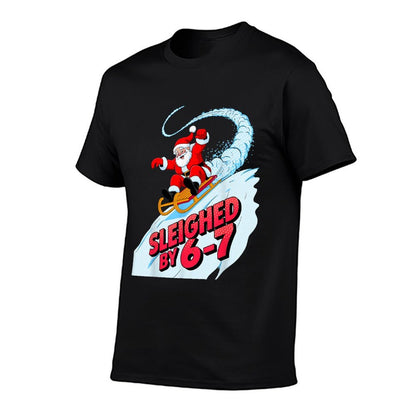Christmas 67 Funny Xmas Six Seven Ugly Sweater 6-7  Summer-ready Fabric T-Shirt