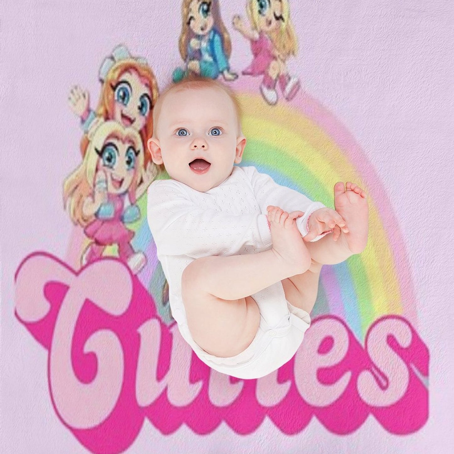 Mackenzie Turner Hey Cuties Throw Blanket