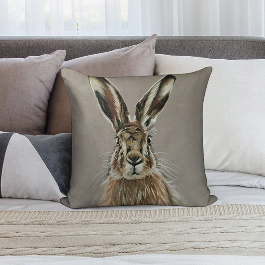 Hare Soft Gift Ready Throw Pillow