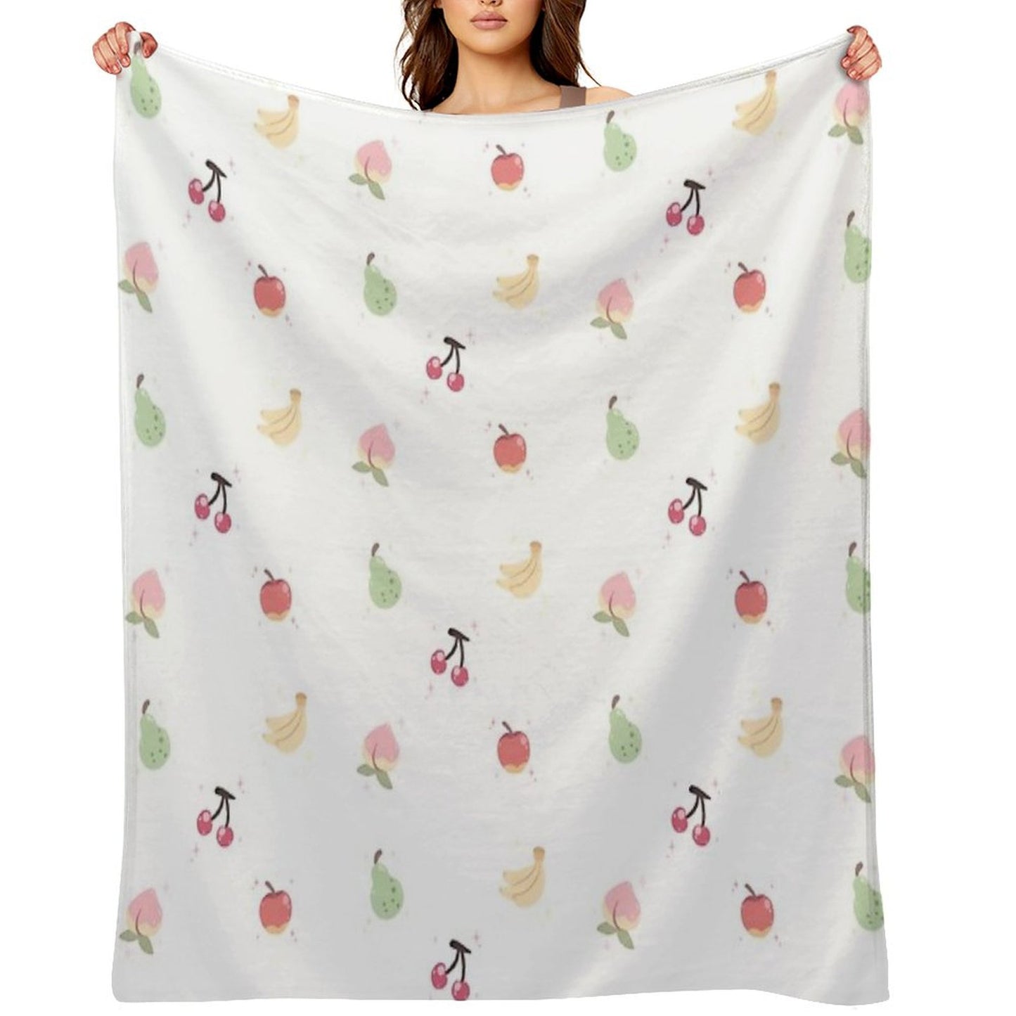 Cute Fruits Throw Blanket