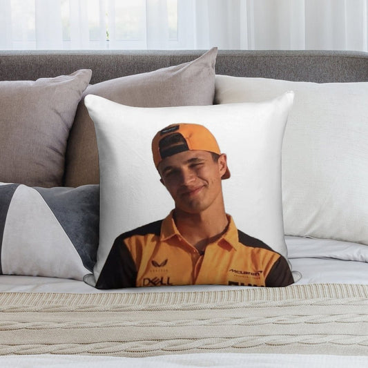 Lando Norris Soft Multiple Sizes Throw Pillow