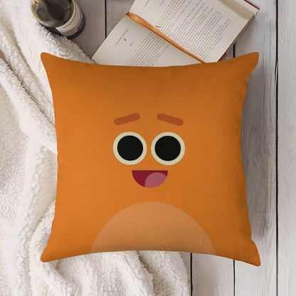 Bumble Nums  Stumble Linen Throw Pillow Cover