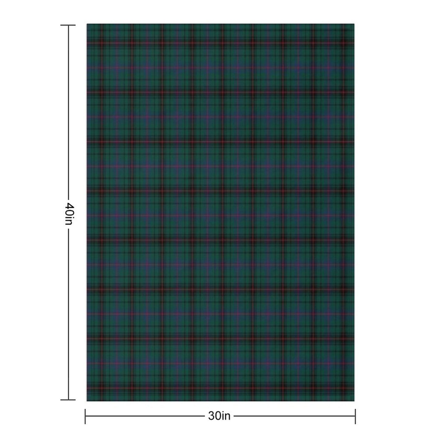 Clan Davidson Tartan Throw Blanket