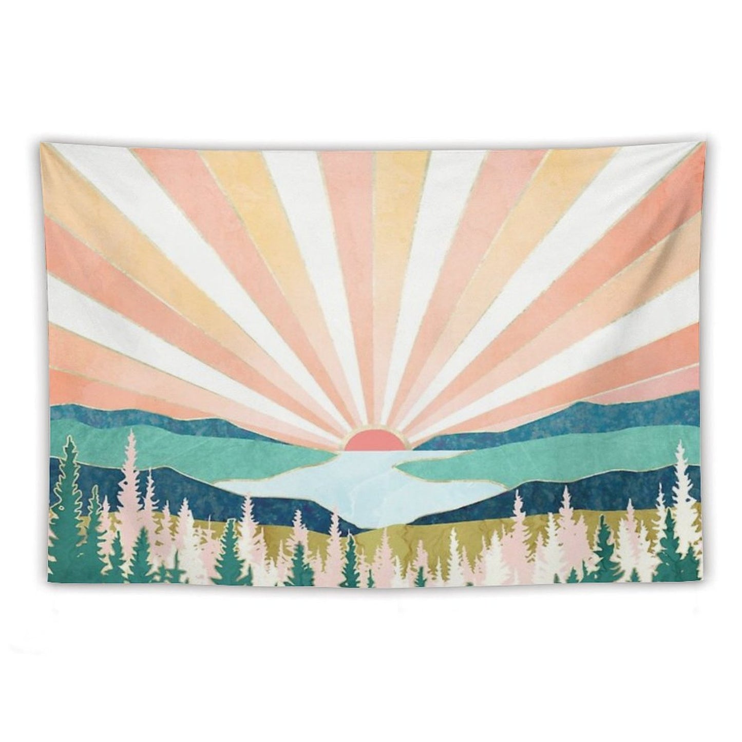 Summer Sunset Tapestry