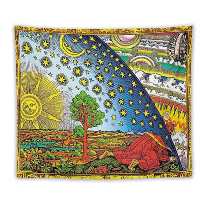 Flammarion Engraving in Color Tapestry