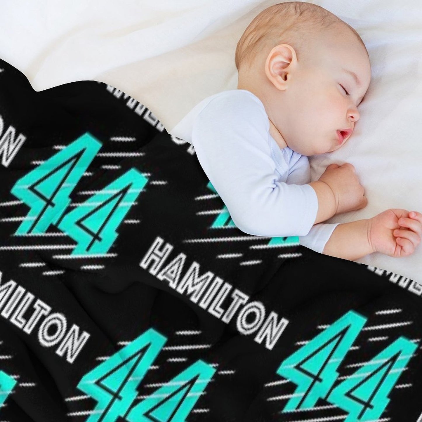 F1 Lewis Hamilton Throw Blanket