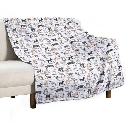 Greyhounds Throw Blanket