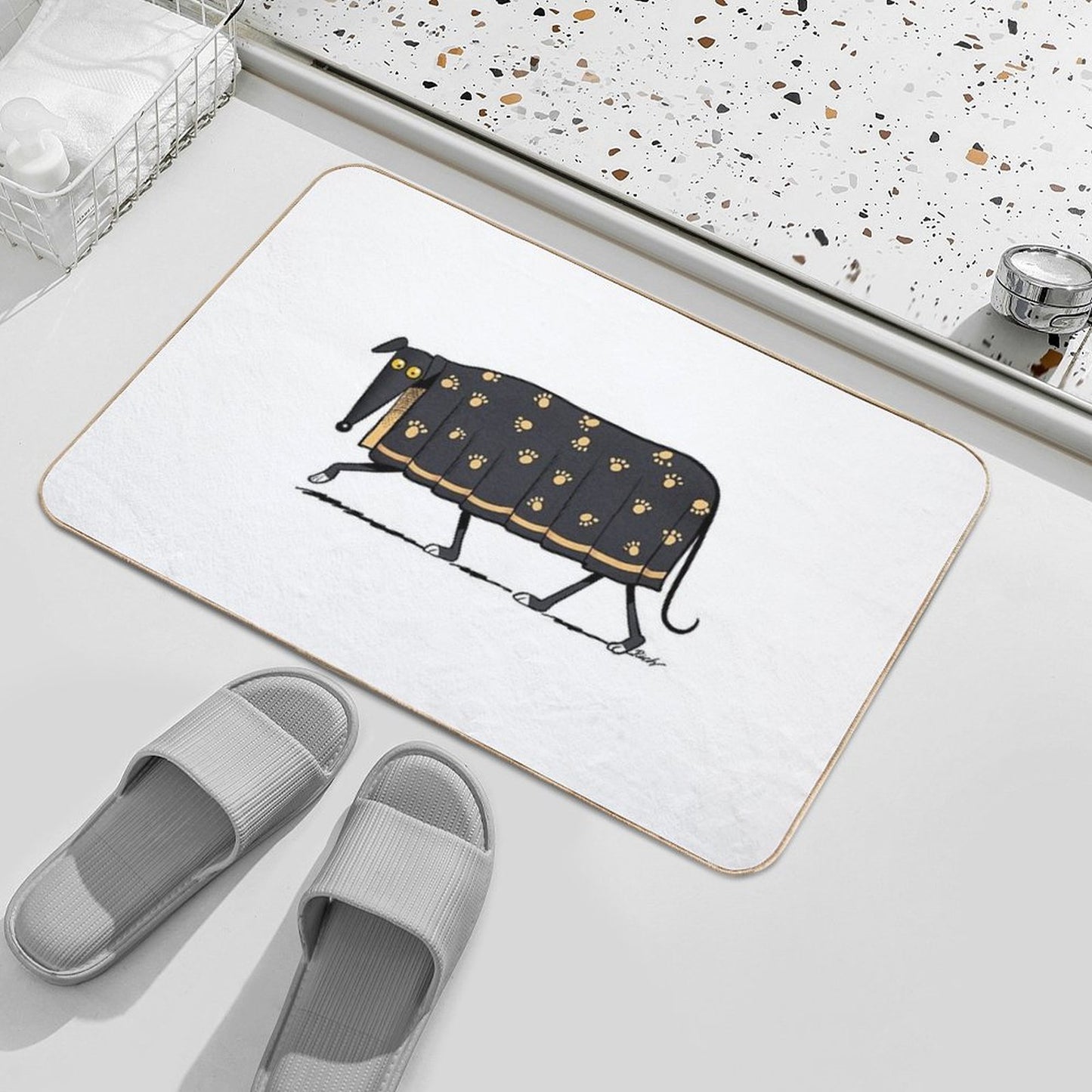 Hound of The Blankyvilles Bath Mat