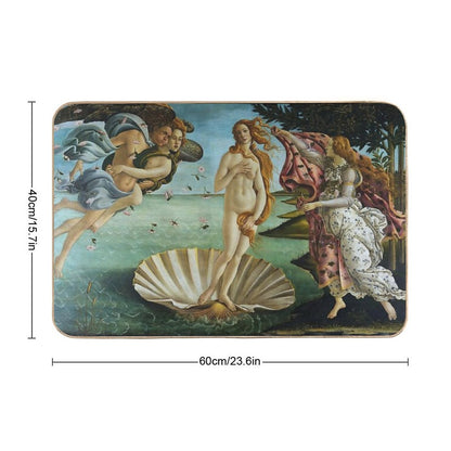 The Birth of Venus by Sandro Botticelli Bath Mat