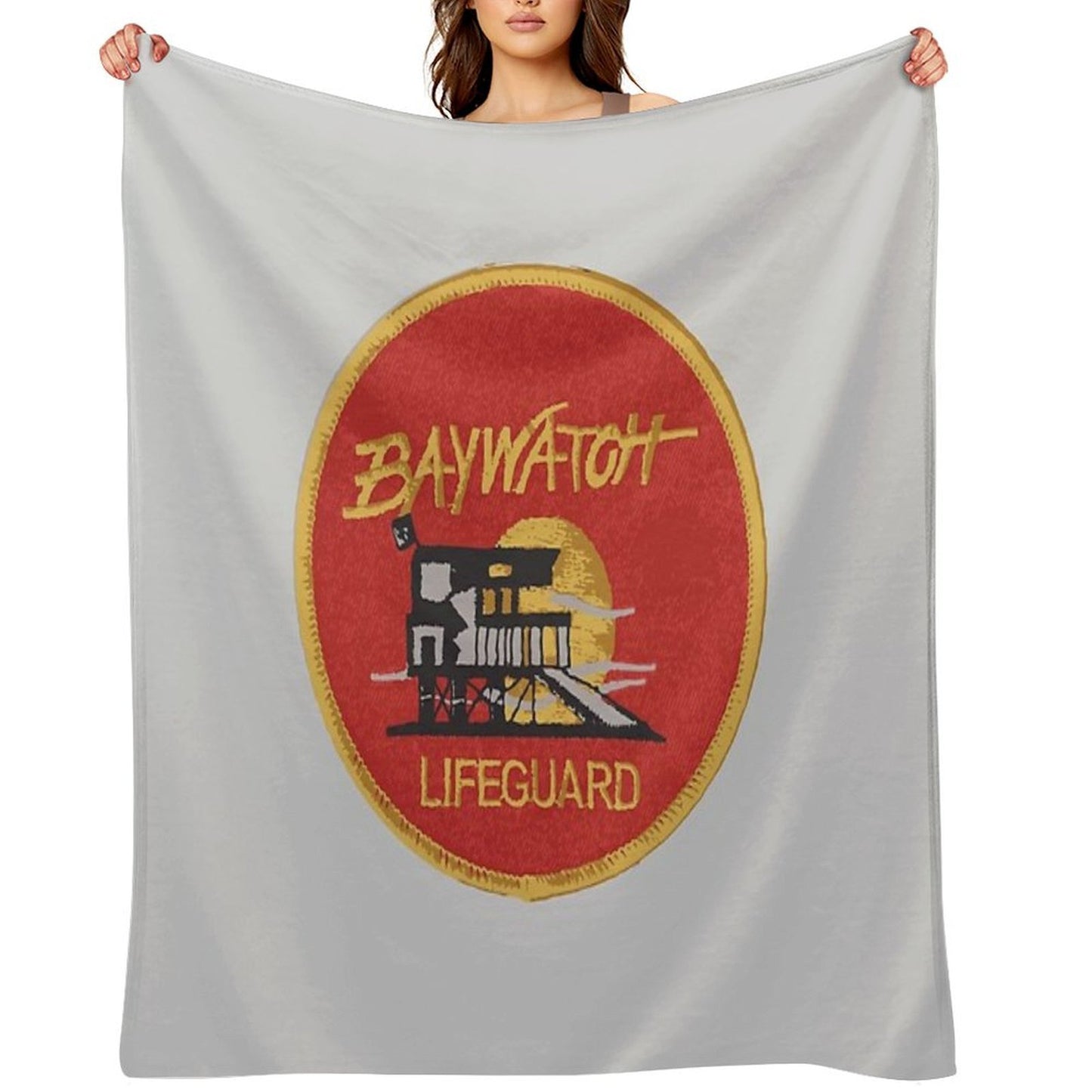Baywatch Badge - Uniform Throw Blanket
