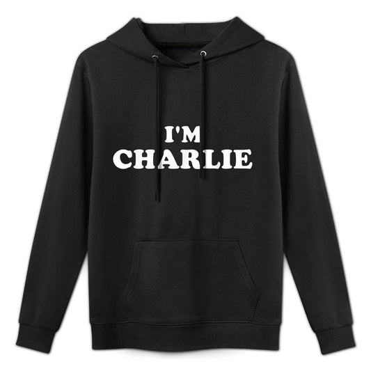 Im Charlie, My Name Is Charlie, I Am Charlie, Personalized Pilling-Resistant Hoodie