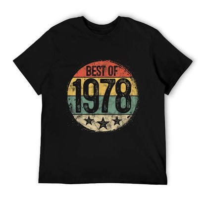 Best Of 1978 47th Birthday Gifts For Men Women 47 Year Old T-Shirt