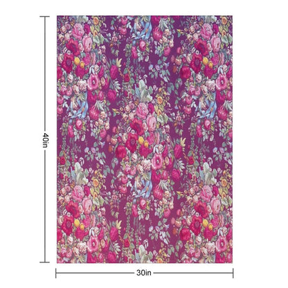 Bouquety Throw Blanket
