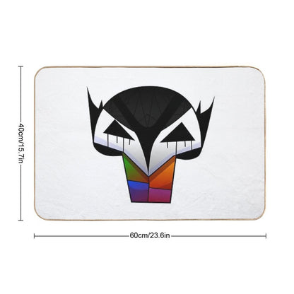 Goth Skull  Anti-Trip Bath Mat