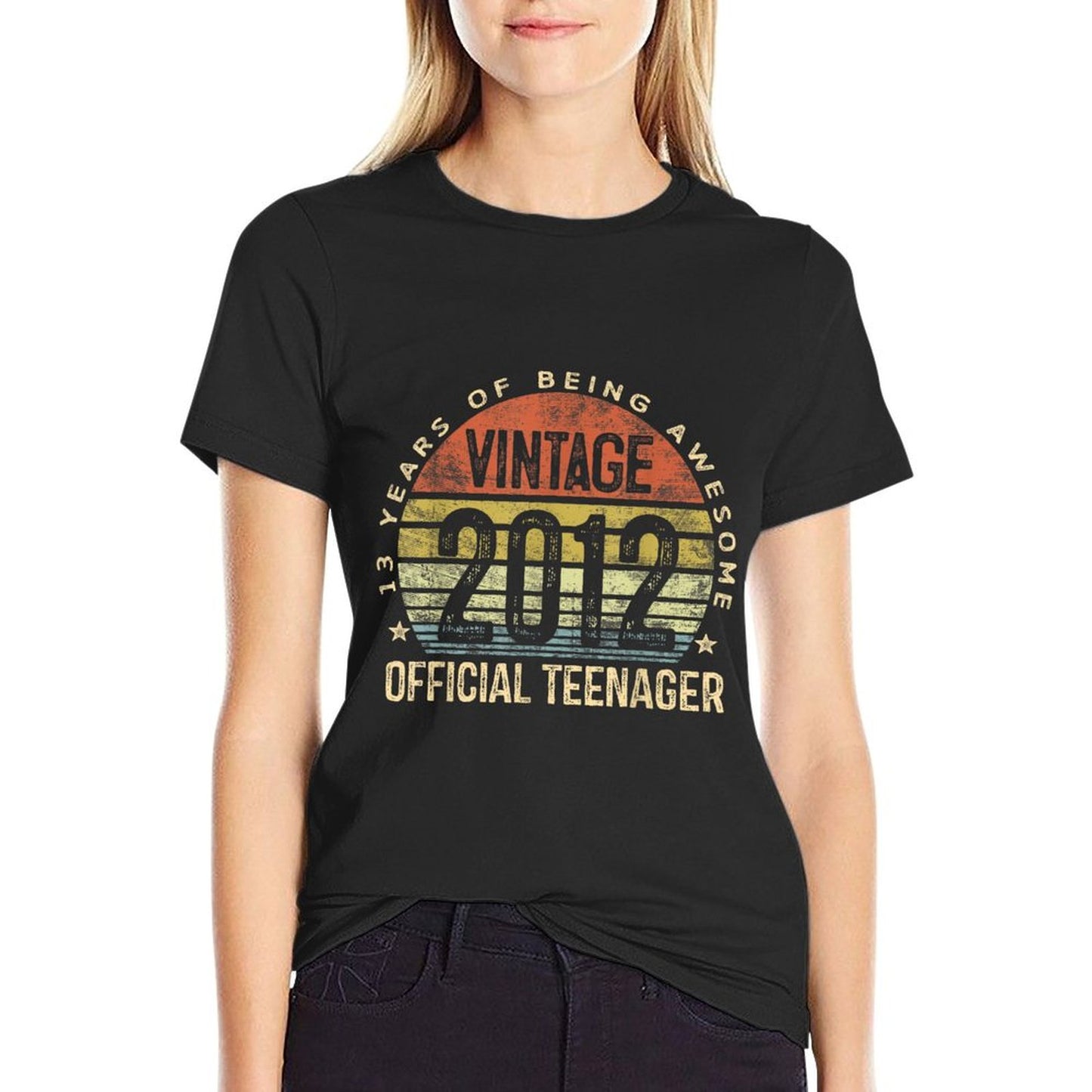 Vintage 2012 Officialnager 13th Birthday Gifts 13 Yr Old T-Shirt