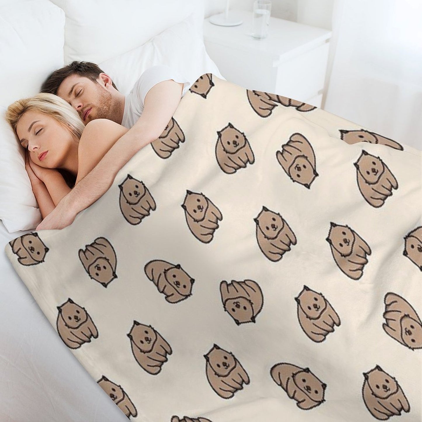 Wombat Throw Blanket