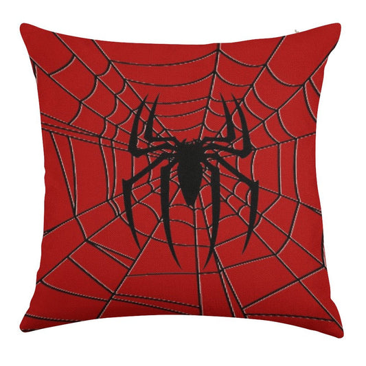 Spiderman Linen Throw Pillow Cover