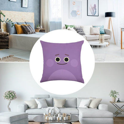 Bumble Nums  Humble Linen Throw Pillow Cover