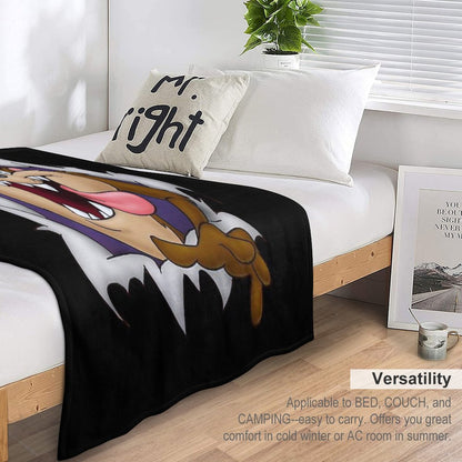 Tasmanian Devil Throw Blanket