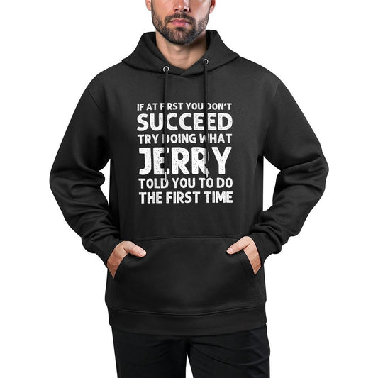 JERRY Gift Name Personalized Birthday Funny Christmas Joke Casual Wear Hoodie