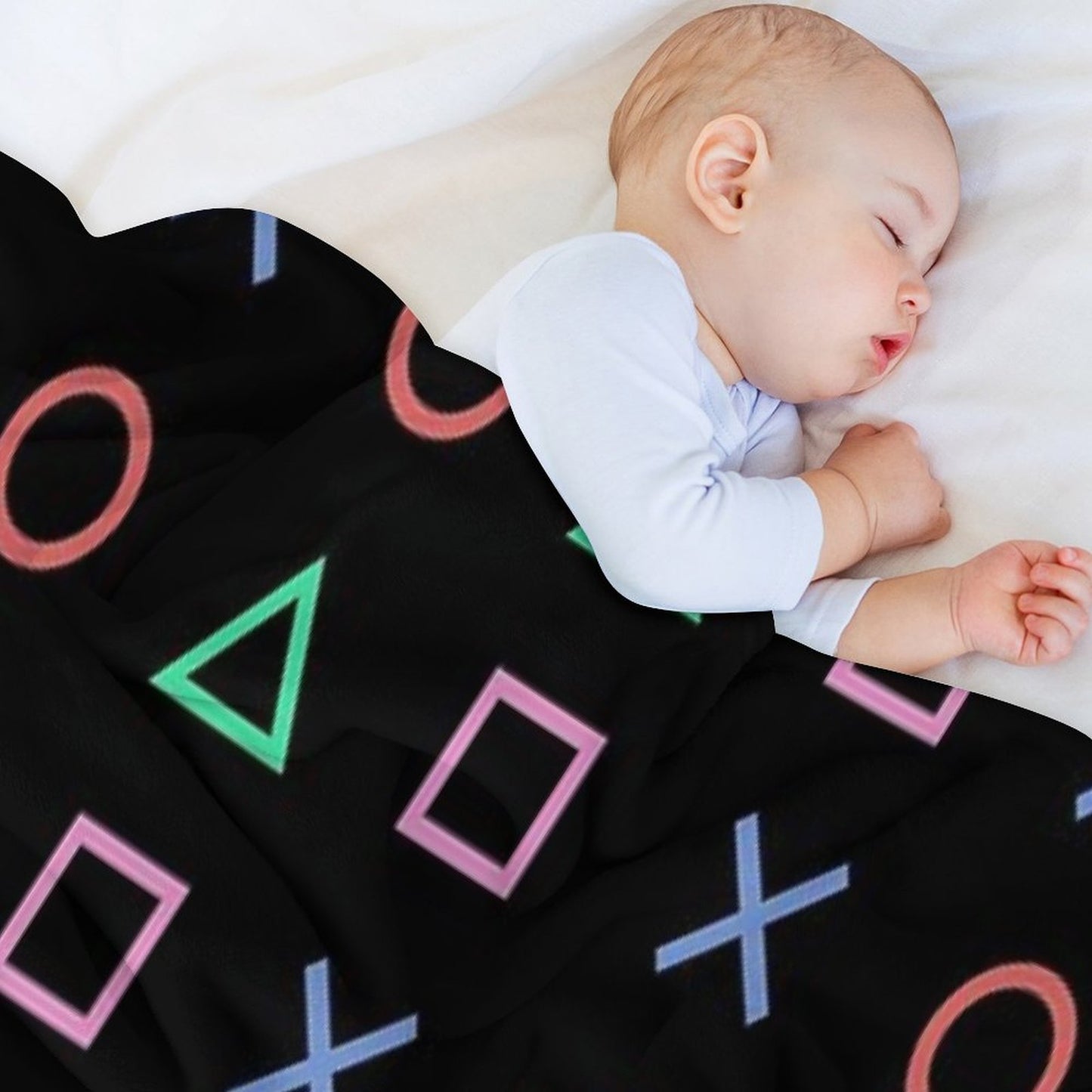 Classico Controller Buttons Icon Throw Blanket