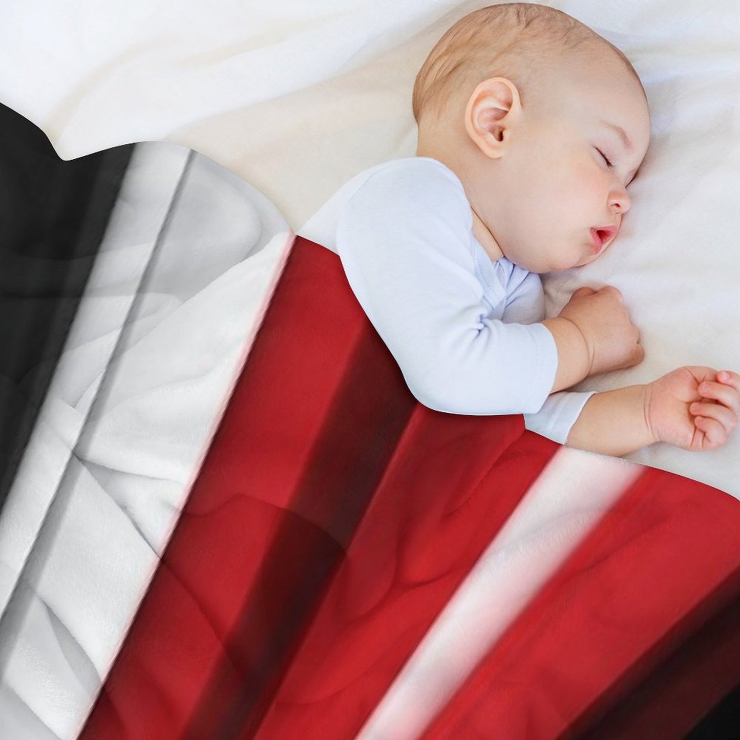 Red And White Throw Blanket