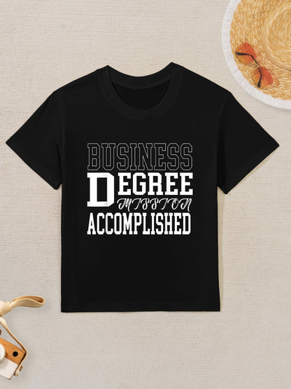 Business Degree for College Graduation Gift Kids T-Shirt