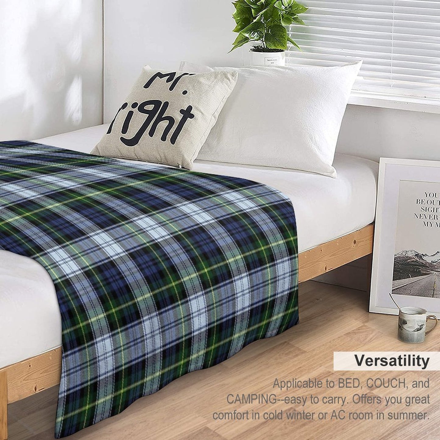 Gordon Dress Original Tartan Throw Blanket