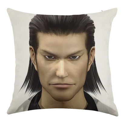 Yakuza Nishiki Linen Throw Pillow Cover