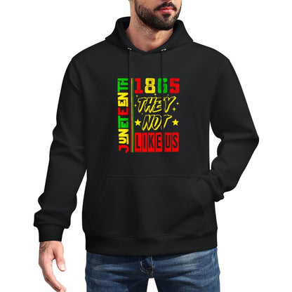They Dont Like Us Freedom Black History Juneteenth 1865 Kangaroo Pocket Hoodie