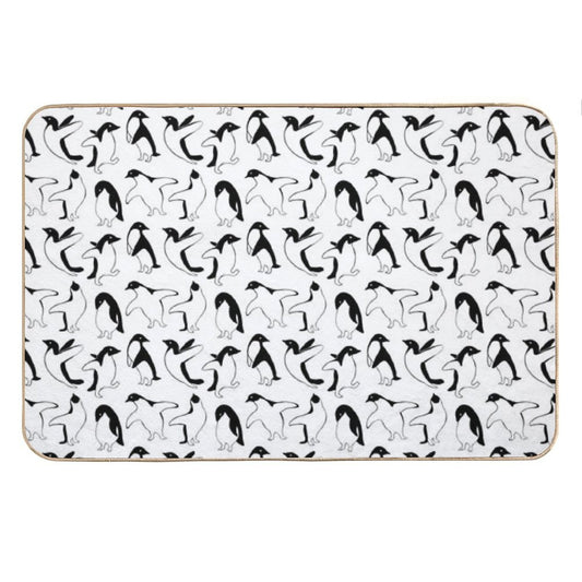 Penguins Penguins Bath Mat