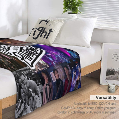 Julie And The Phantoms Band Collage Throw Blanket