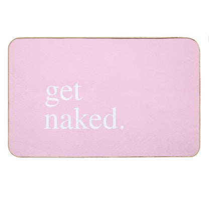 Get Naked - Pink Bath Mat