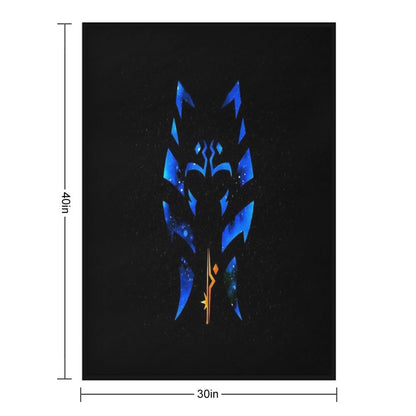 Ahsoka Tano Fulcrum Throw Blanket