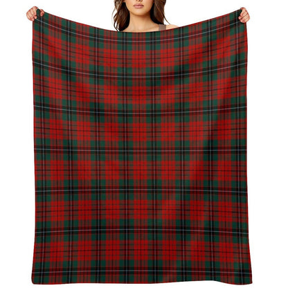 Clan Nicolson Tartan Throw Blanket