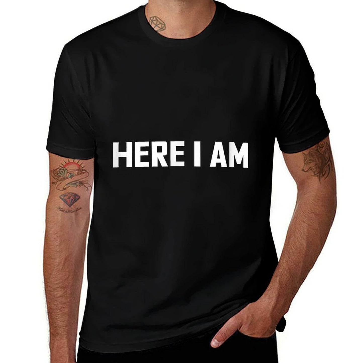 HERE I AM  Breathable T-Shirt