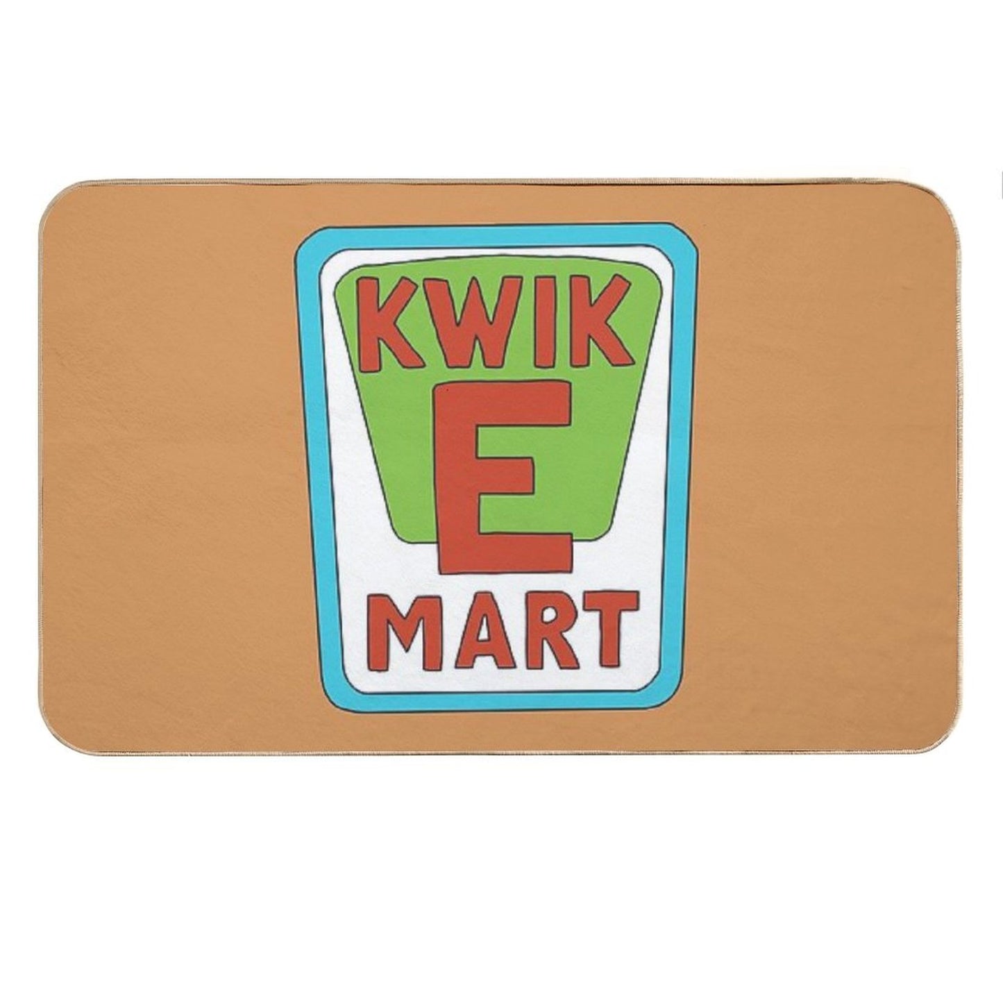 Kwik E Mart Simpsons Logo Bath Mat