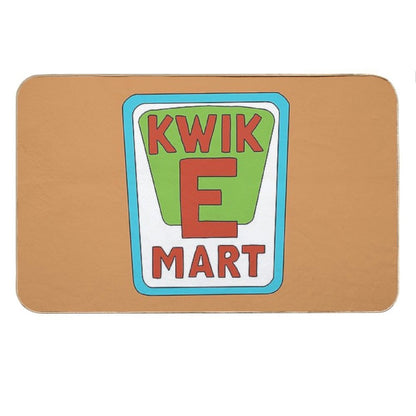Kwik E Mart Simpsons Logo Bath Mat