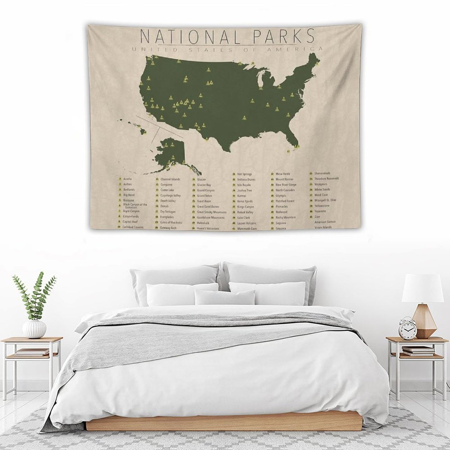 US National Parks Tapestry