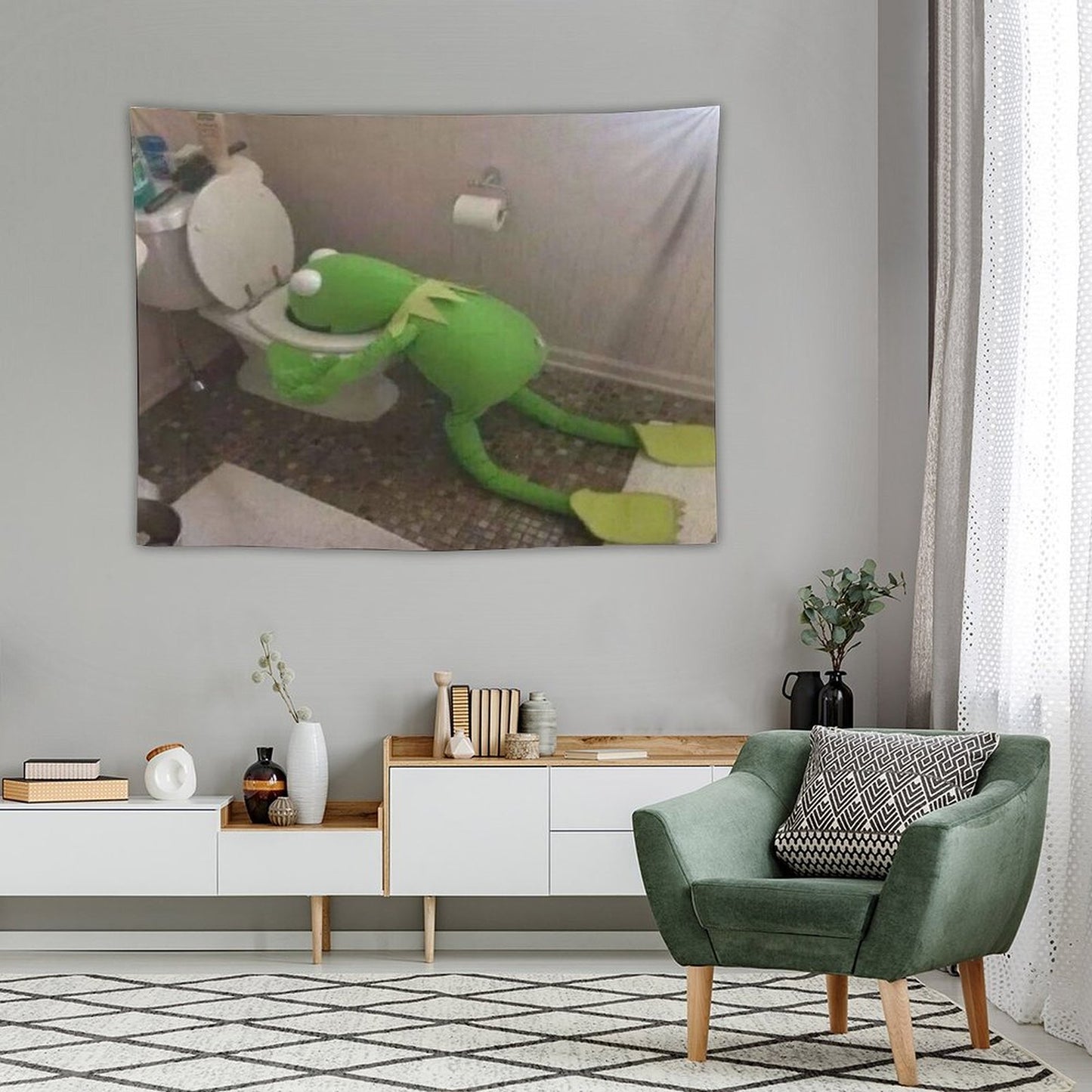 Party Kermit Tapestry