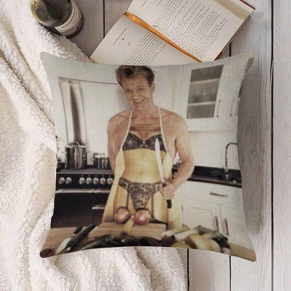 Sexy Gordon Ramsay Linen Throw Pillow Cover