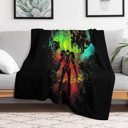 Bounty Hunter of Space Throw Blanket