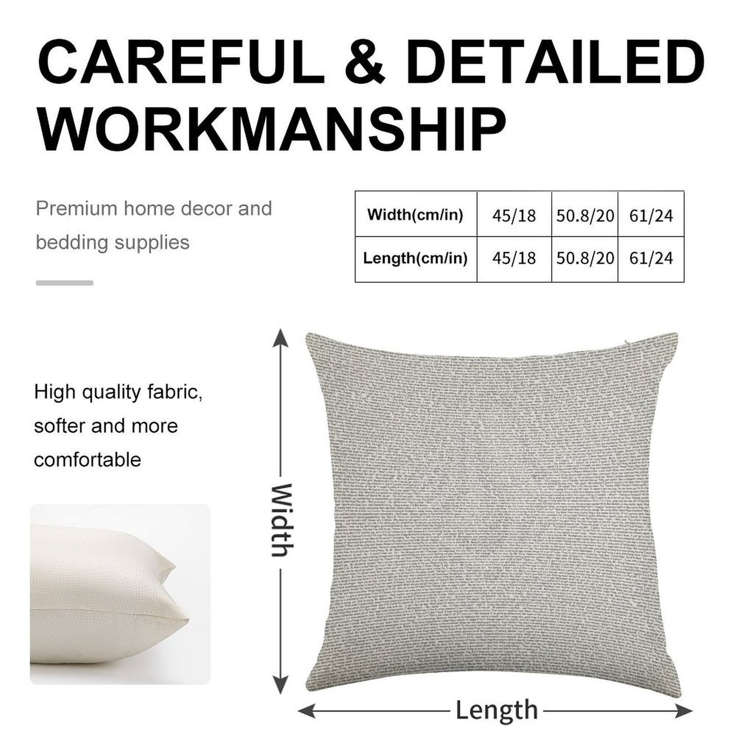 The Entire Bee Movie Script Linen Throw Pillow Cover