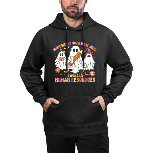 Nothing Scares Me Human Resources - HR Manager Halloween Machine Washable Hoodie