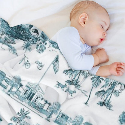 Toile 30A Throw Blanket