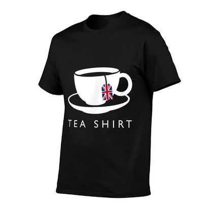 I Love English Tea UK Flag T-Shirt