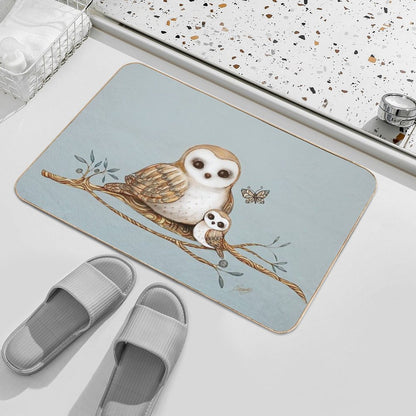 Baby Barn Owl Bath Mat