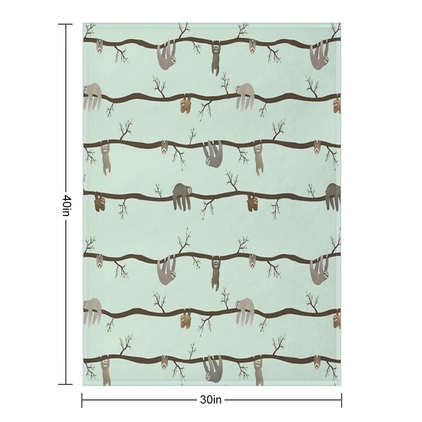 Sloths Throw Blanket