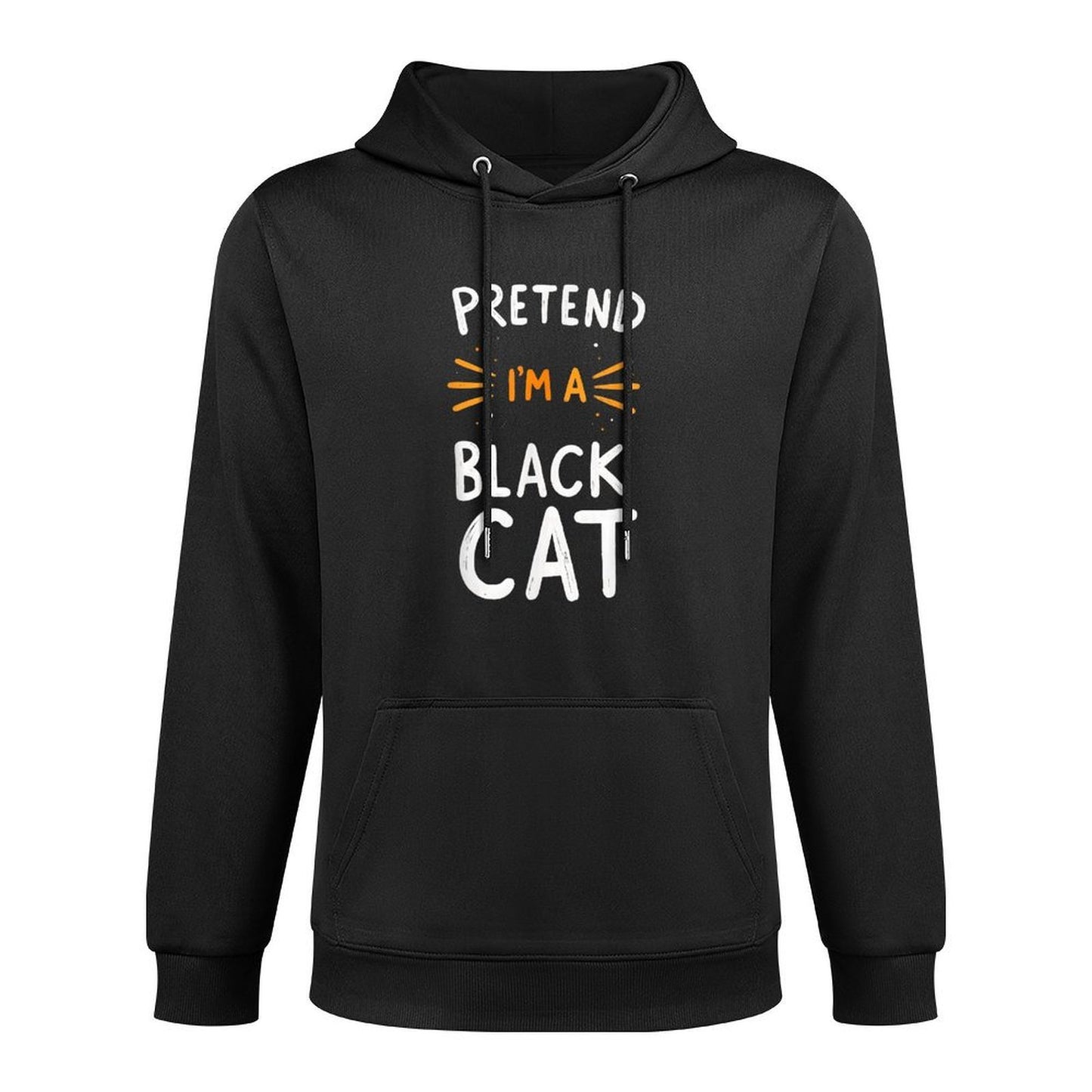 Pretend Im A Black Cat Halloween Costume Easy Care Hoodie